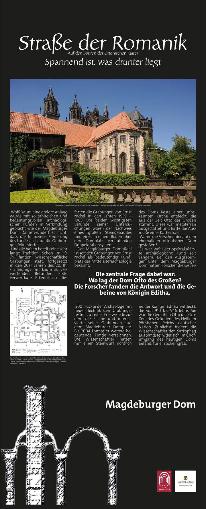 Informationstafel Magdeburger Dom