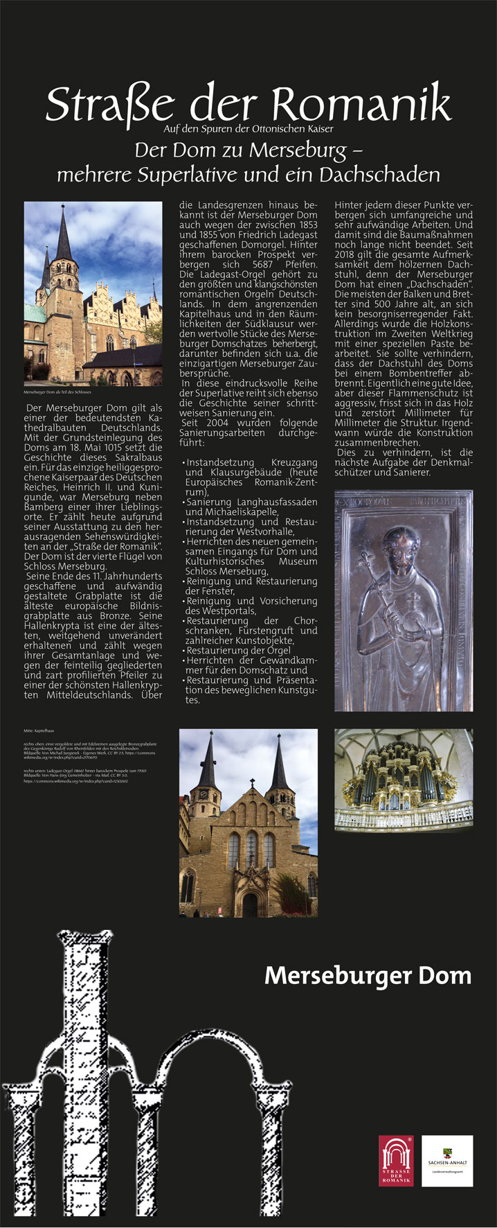 Informationstafel Dom Merseburg