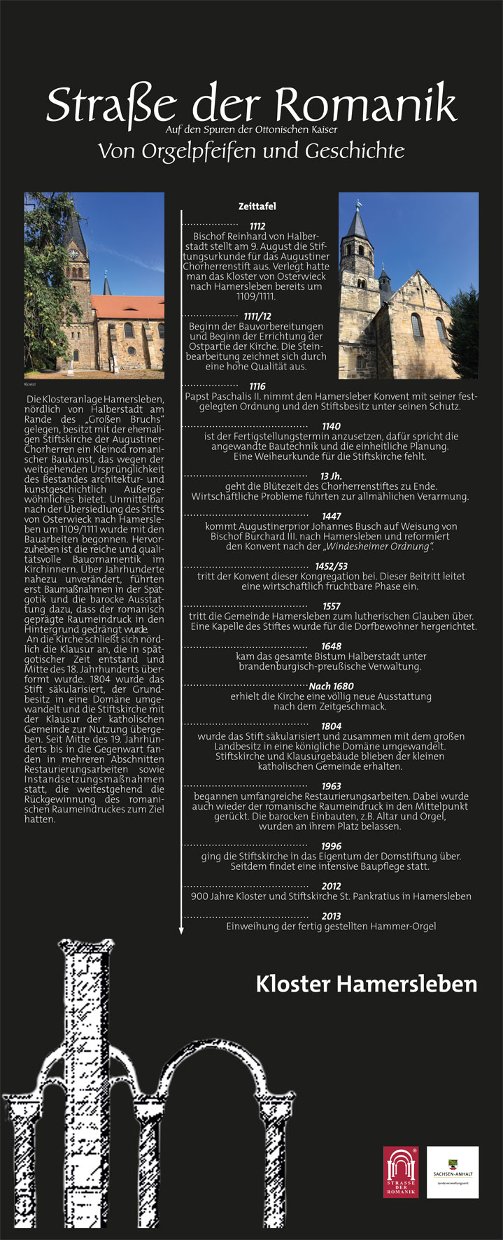 Informationstafel Kloster Hamersleben