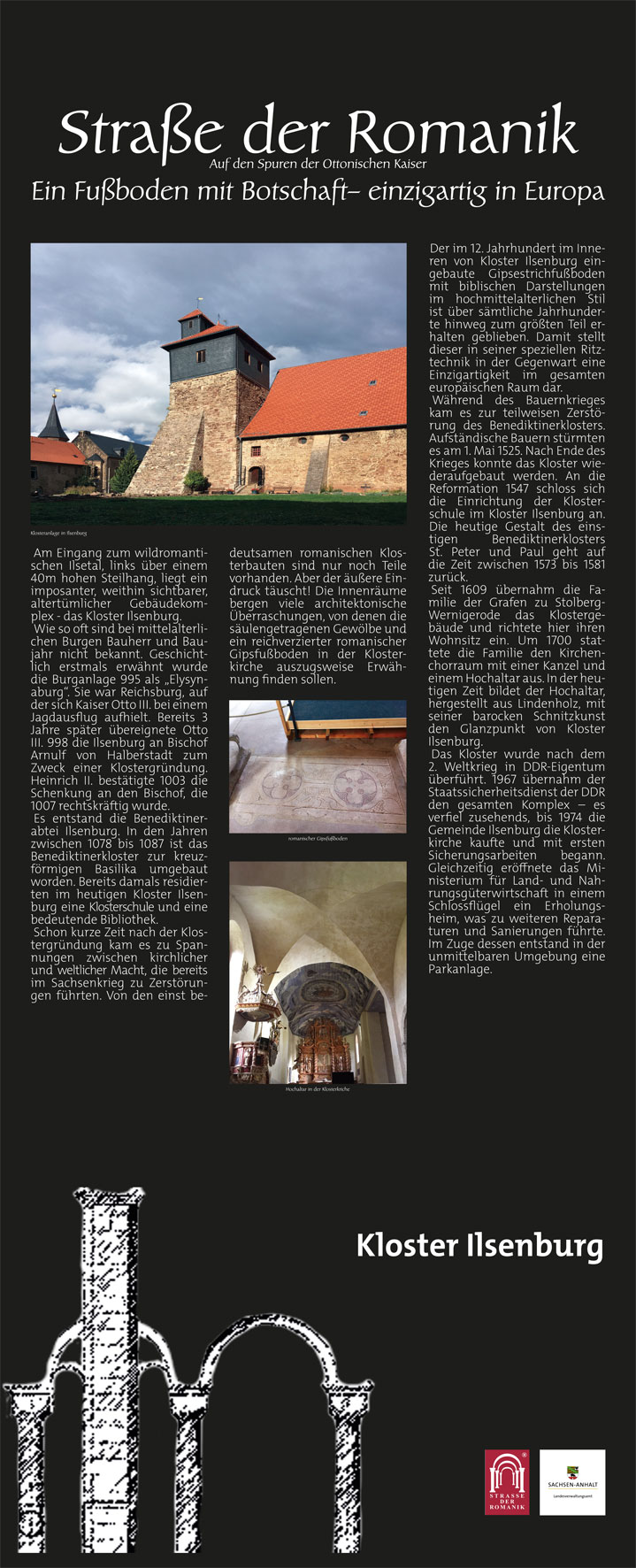 Informationstafel Kloster Ilsenburg