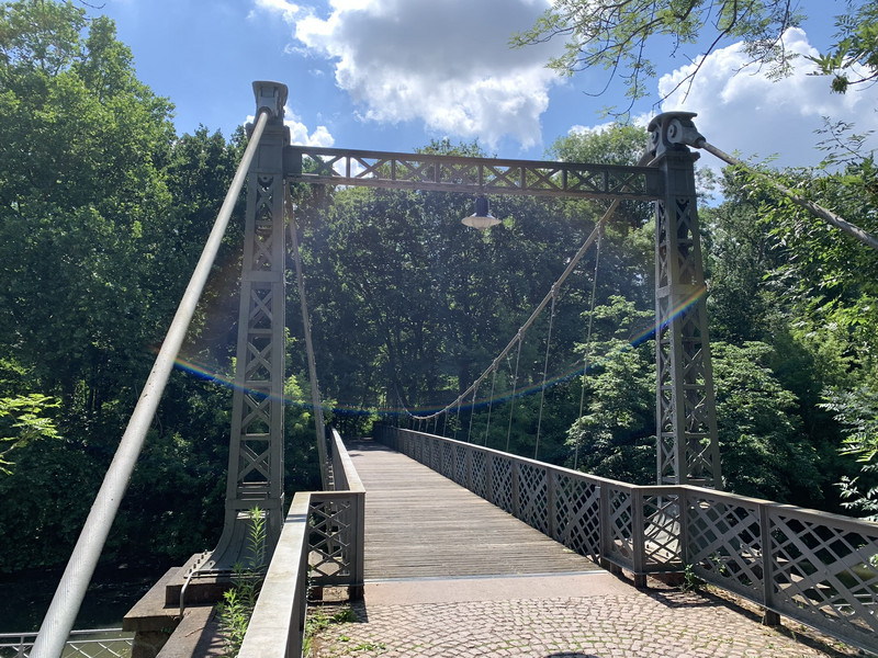 Schwanenbrücke Peißnitzinsel