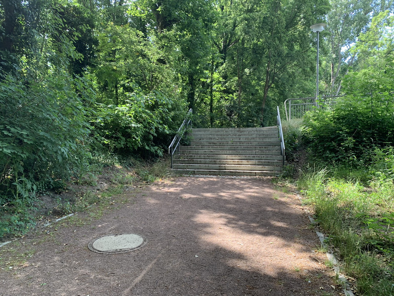 Treppe Peißnitzinsel